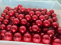 20mm Metallic Red Acrylic Bead