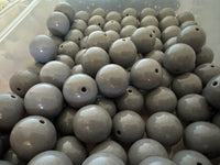 20mm Gray Acrylic Bead