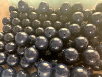 20mm Dark Blue Night Acrylic Bead