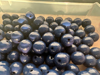 20mm Midnight Blue Acrylic Bead