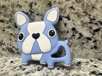 Blue Bull Dog Teether