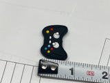 Black Video Game Controller Silicone Focal Bead