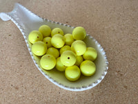 20mm Bright Yellow Acrylic Bead