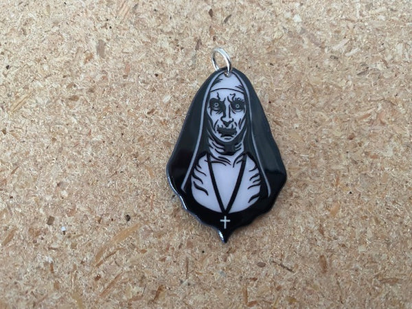 Scary Nun Charm